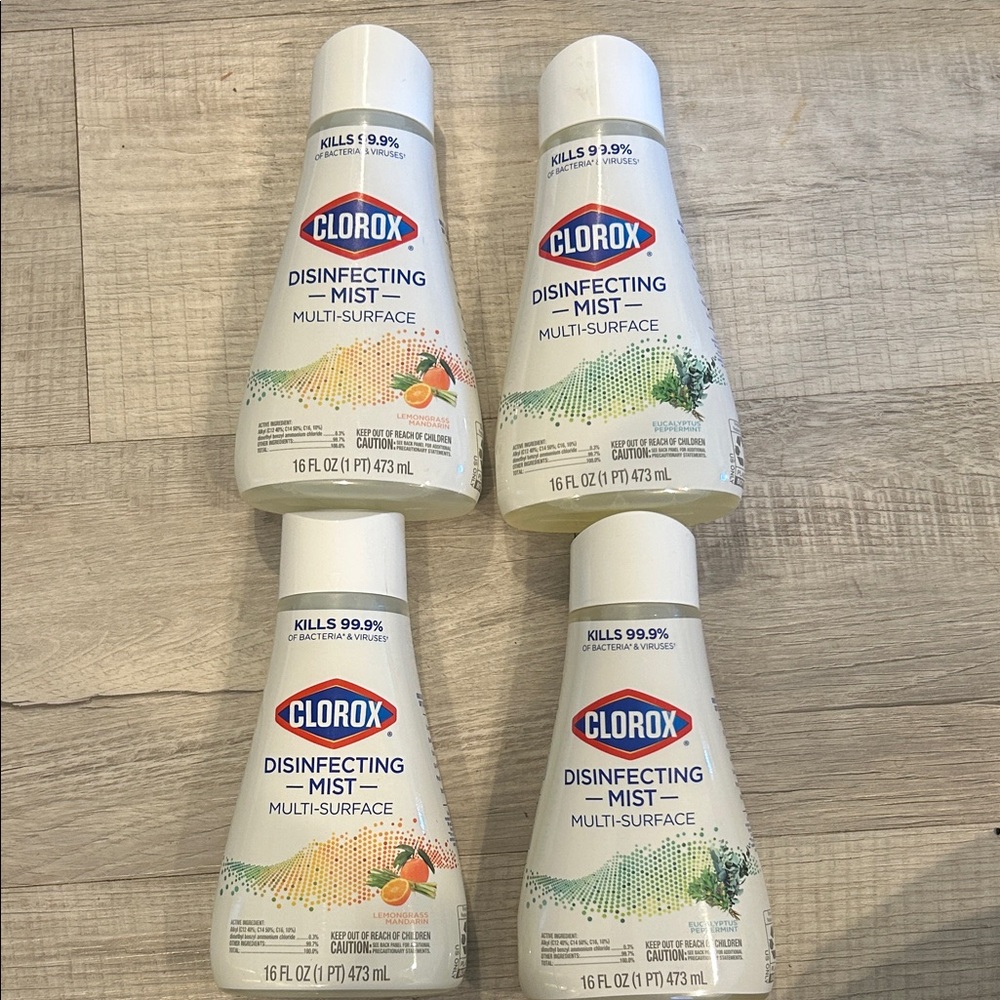 Bundle of (4) Clorox Disinfecting Mist Refills